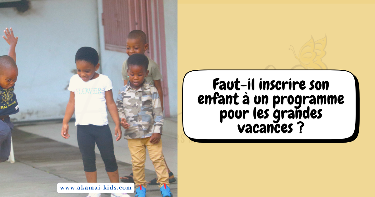 grandes vacances, été, Cameroun, enfant Douala, activités, divertissement , éducation